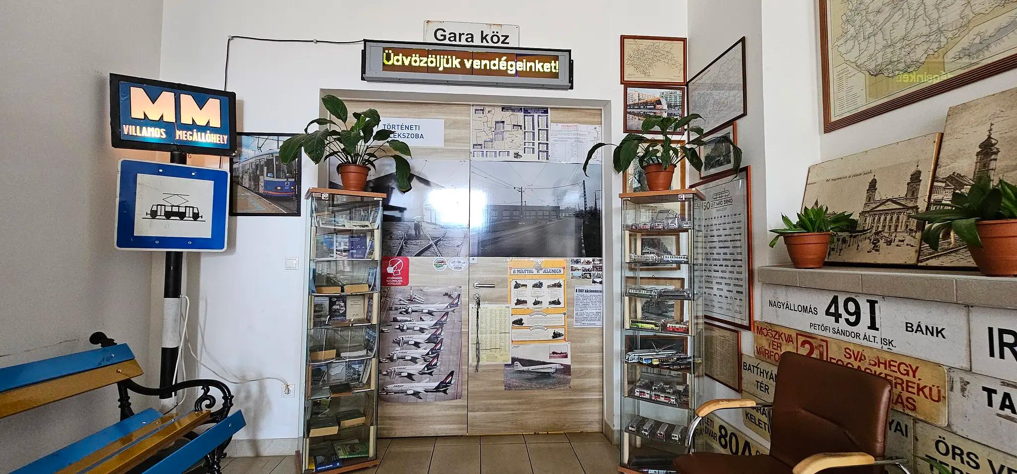 Közlekedéstörténeti emlékszoba